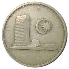 Монета 10 сен 1968 года Малайзия (реверс)