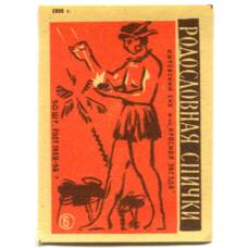 Этикетка спичечная Родословная спичка №6 фабрика «Красная звезда»