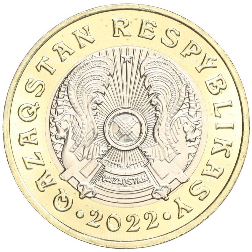 Монета 100 тенге 2022 года Казахстан «Сакский стиль — Олень (Жалаулинский клад)» (вид 2)