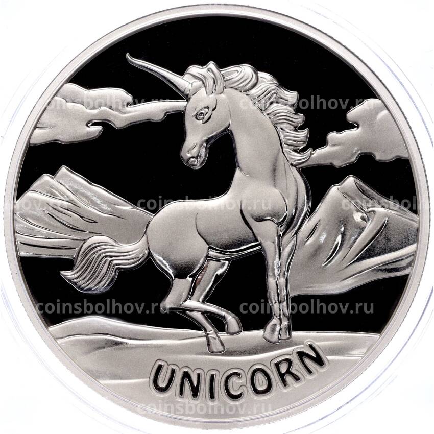 Монета 50 центов 2023 года Фиджи «Единорог»