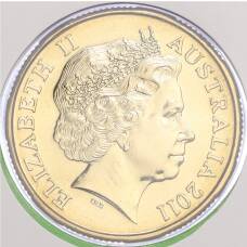 Монета 1 доллар 2011 года Австралия «Президентский Кубок — Австралия 2011» (в конверте с почтовой маркой) (реверс)