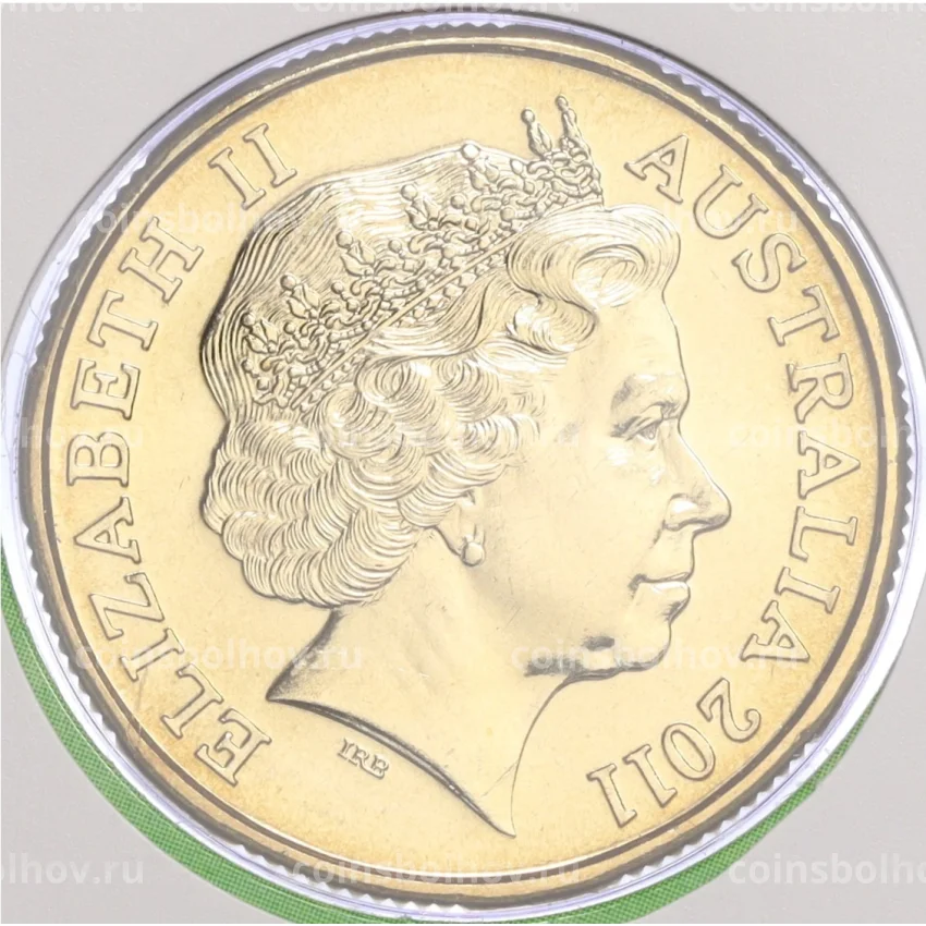 Монета 1 доллар 2011 года Австралия «Президентский Кубок — Австралия 2011» (в конверте с почтовой маркой) (вид 2)
