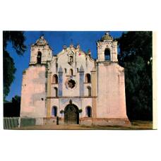 Открытка Древняя церковь в городе Оахака (Мексика) (аверс)