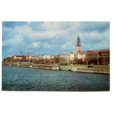 Открытка Рига.Набережная реки Даугавы