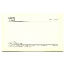 Открытка Великие Луки. Сквер на набережной (реверс)