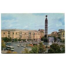 Открытка Минск.Площадь Победы (аверс)