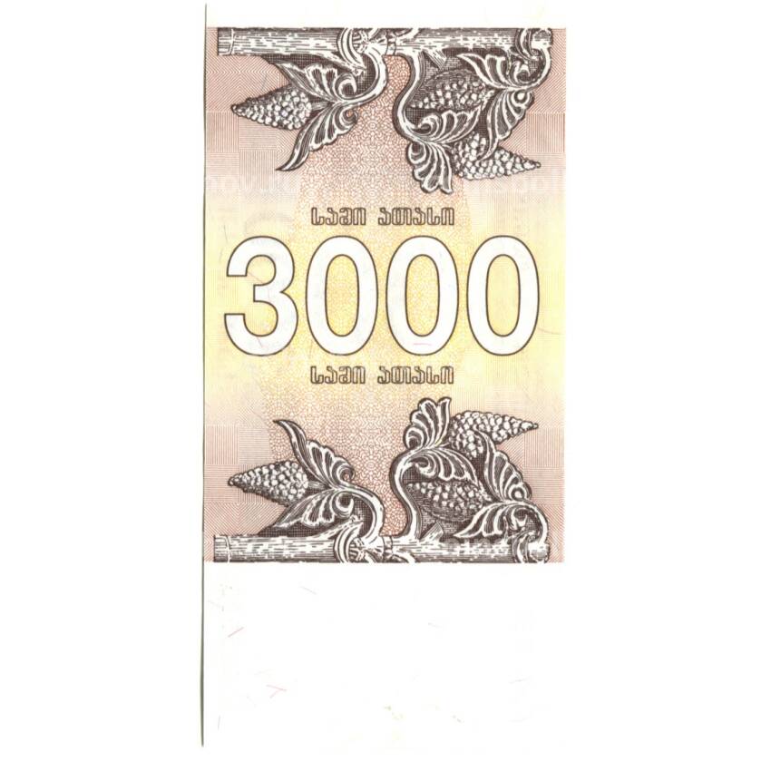 Банкнота 3000 лари 1993 года Грузия (вид 2)