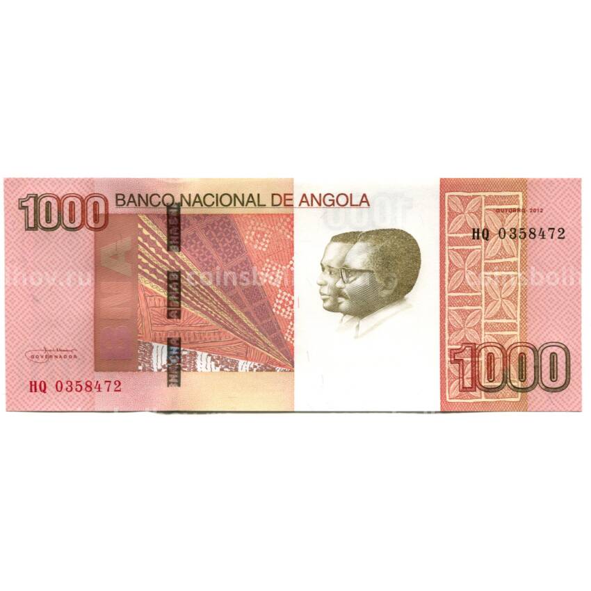 Банкнота 1000 кванза 2012 года Ангола