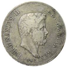 Монета 120 грано 1842 года Итальянские государства — Королевство Обеих Сицилий (аверс)