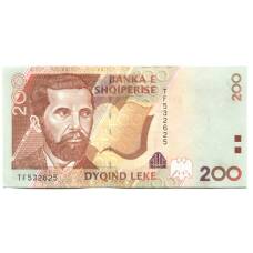 Банкнота 200 лек 2001 года Албания