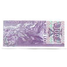 Банкнота 100 лек 1996 года Албания (вид 2)