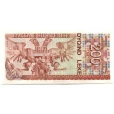 Банкнота 200 лек 1992 года Албания (вид 2)