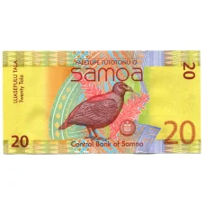 Банкнота 20 тала 2017 года Самоа (вид 2)
