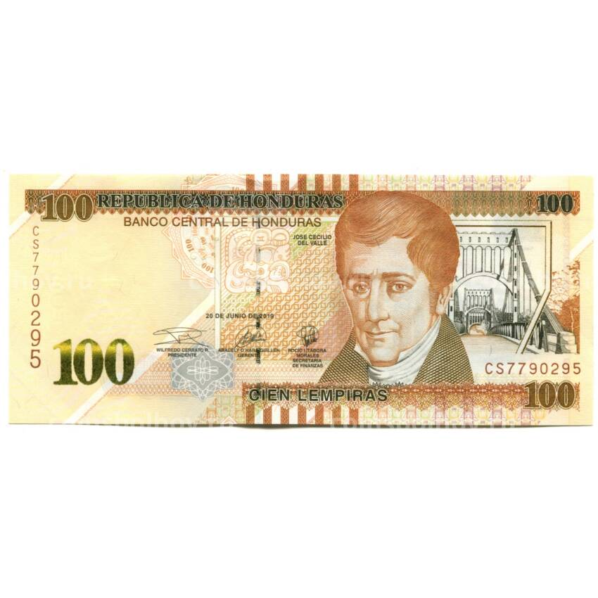 Банкнота 100 лемпир 2019 года Гондурас