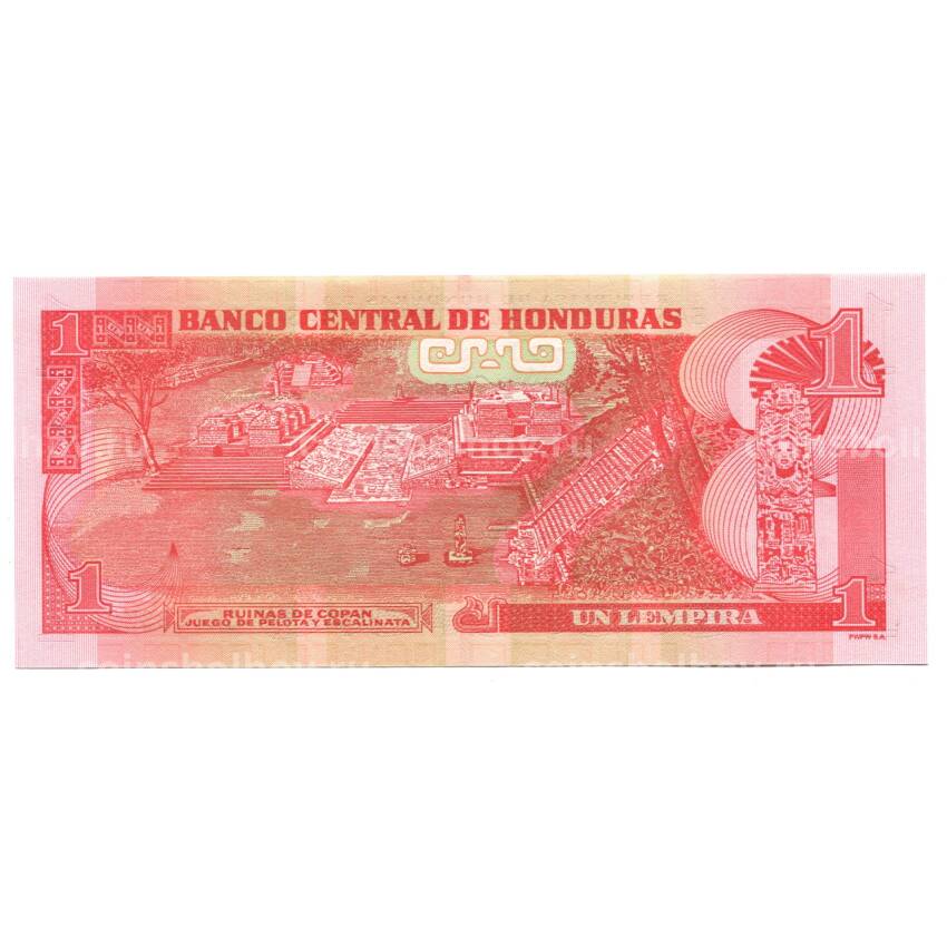 Банкнота 1 лемпира 2022 года Гондурас (вид 2)
