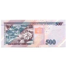 Банкнота 500 лемпир 2019 года Гондурас (вид 2)