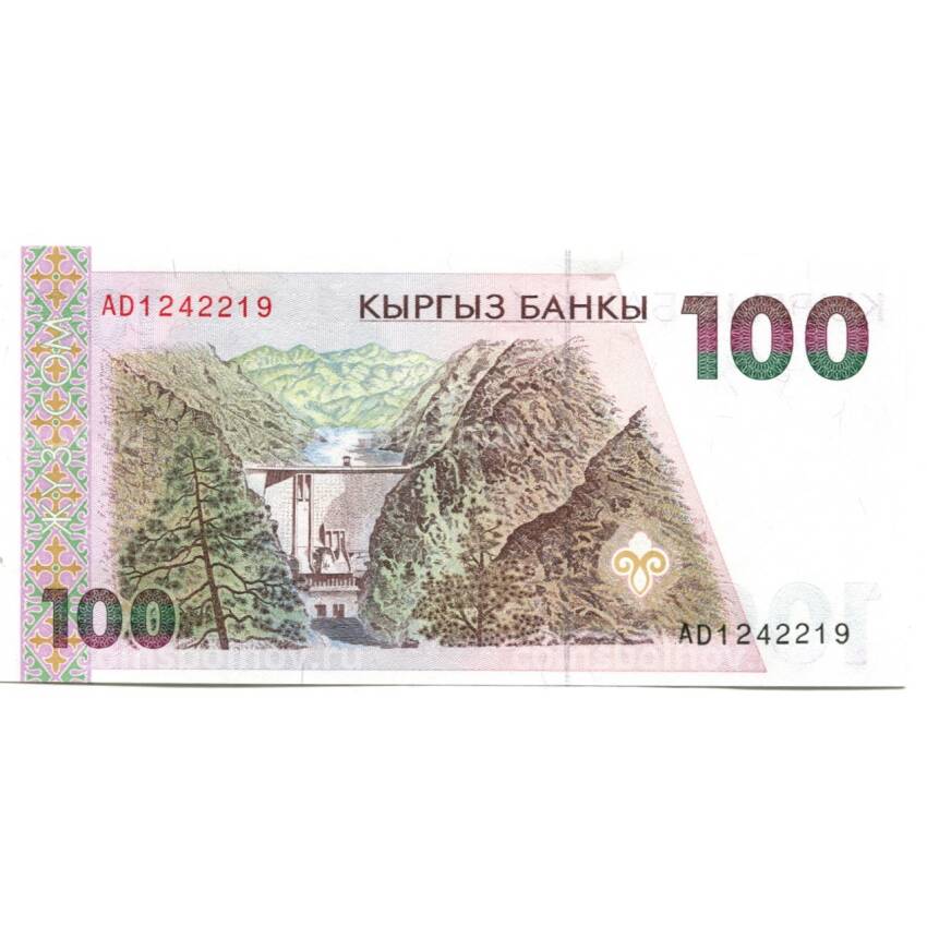 Банкнота 100 сом 1994 года Киргизия (вид 2)