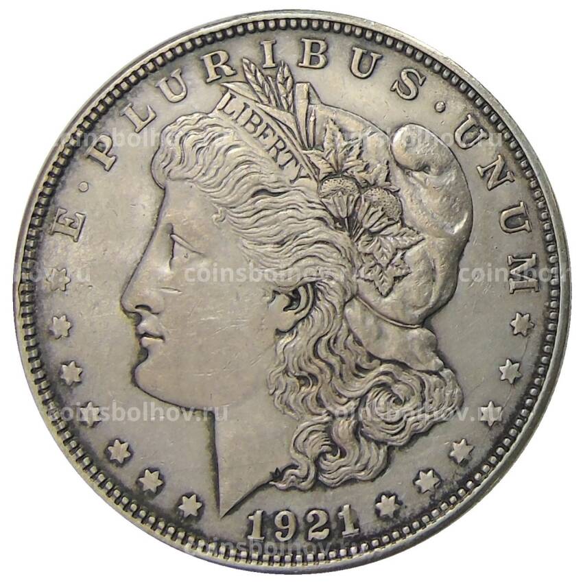 Монета 1 доллар 1921 года США — Доллар Моргана
