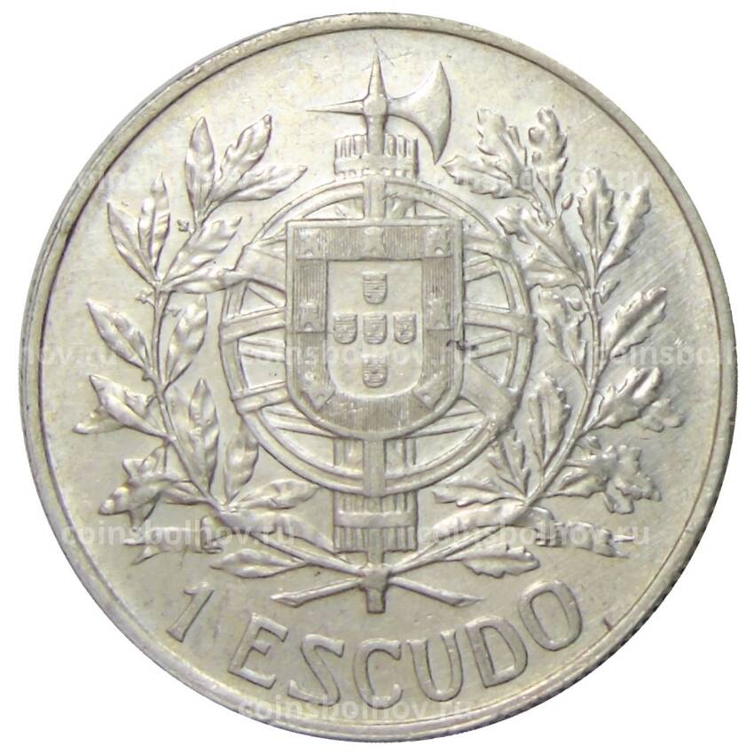 Монета 1 эскудо 1910 года Португалия — Основание республики (вид 2)