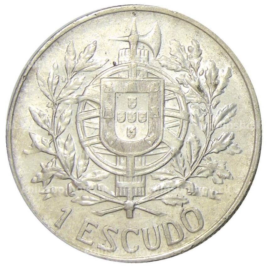 Монета 1 эскудо 1910 года Португалия — Основание республики (вид 2)