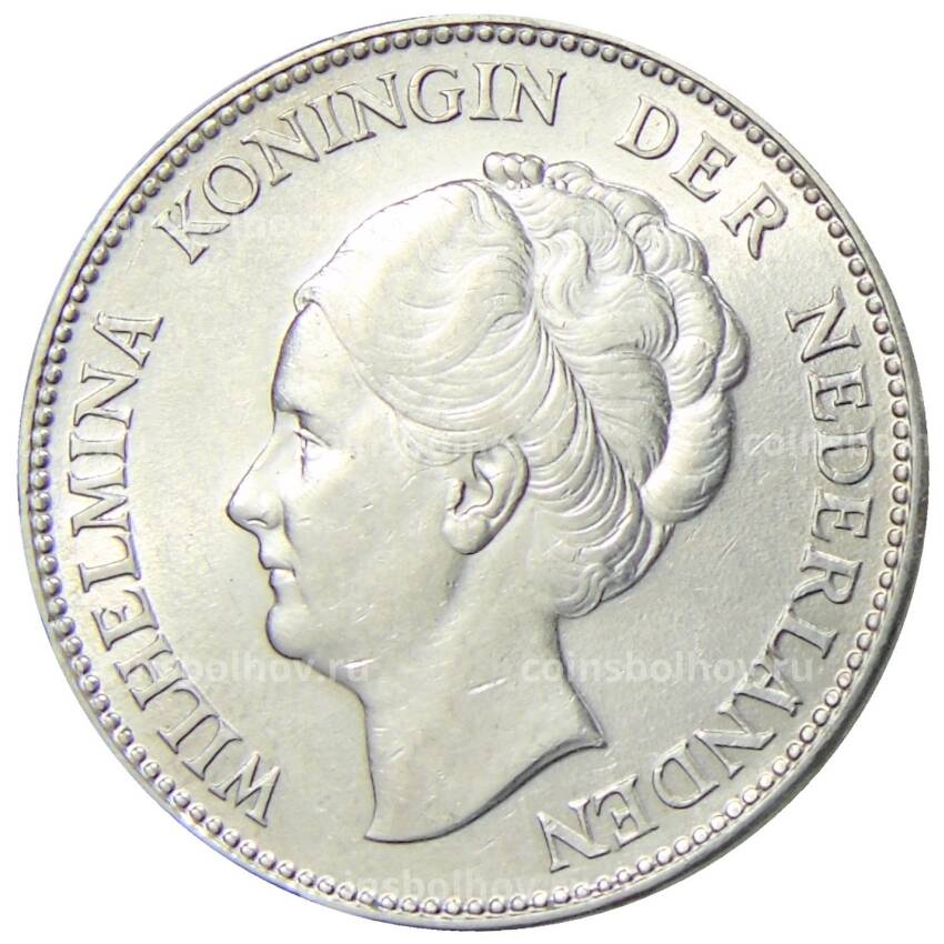 Монета 1 гульден 1939 года Нидерланды (вид 2)