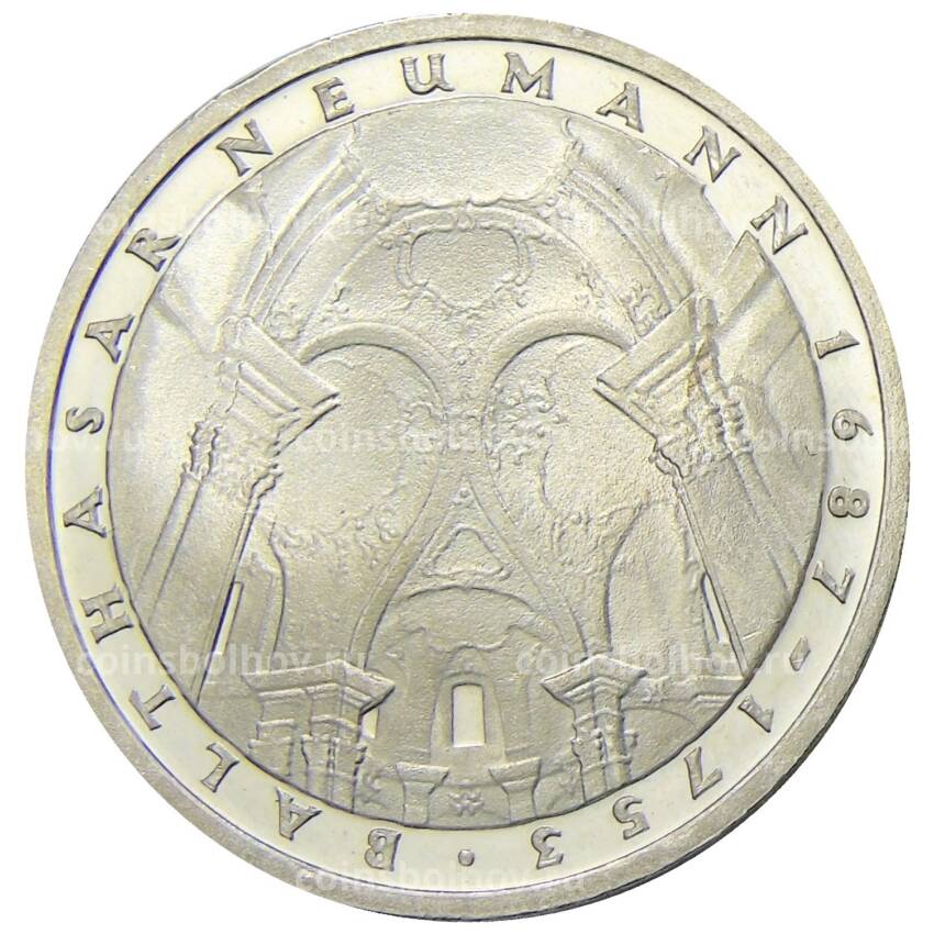 Монета 5 марок 1978 года F Германия — 225 лет со дня смерти Иоганна Бальтазара Неймана