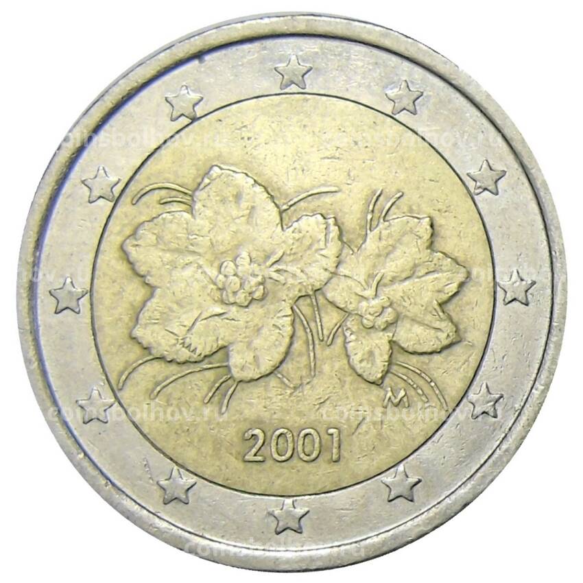 Монета 2 евро 2001 года Финляндия