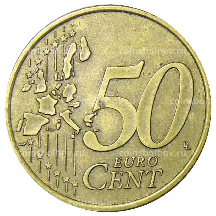 Монета 50 евроцентов 2002 года Португалия (вид 2)
