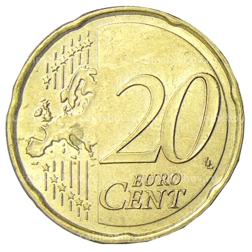 Монета 20 евроцентов 2008 года Кипр (вид 2)