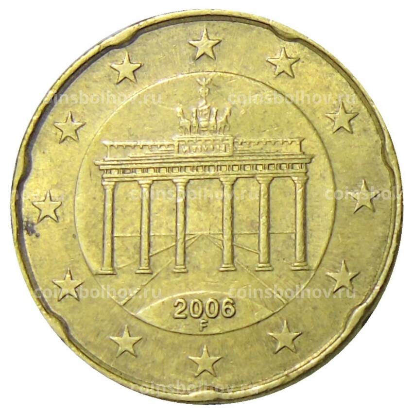 Монета 20 евроцентов 2006 года F Германия