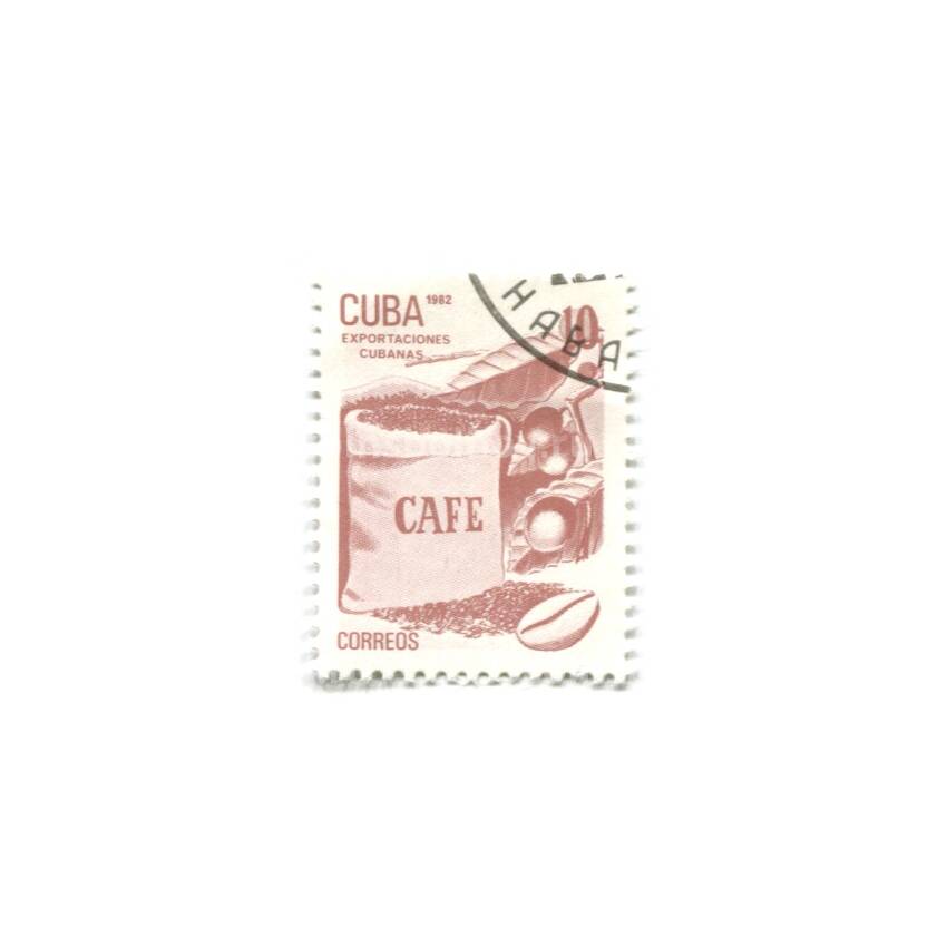 Марка Куба 1982 год Кофе 1982 год