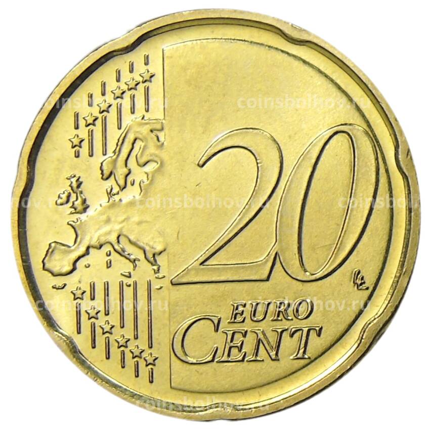 Монета 20 евроцентов 2014 года Латвия (вид 2)