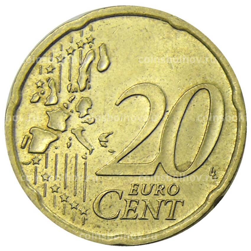 Монета 20 евроцентов 2002 года G Германия (вид 2)
