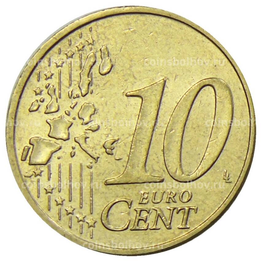 Монета 10 евроцентов 2002 года D Германия (вид 2)