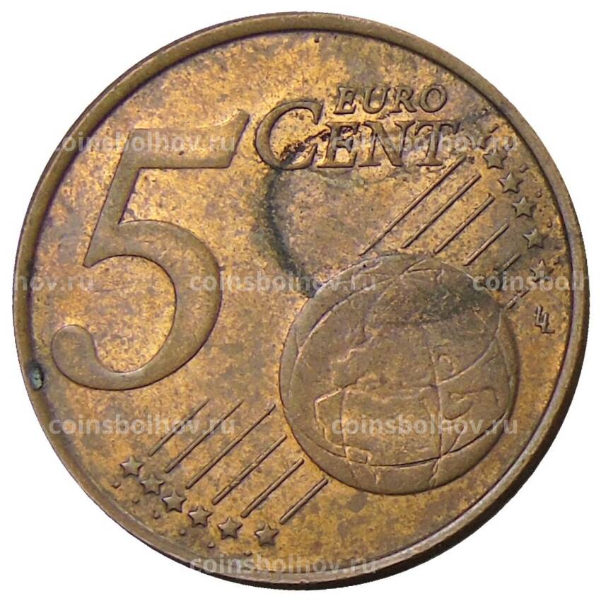 Монета 5 евроцентов 2008 года Кипр (вид 2)