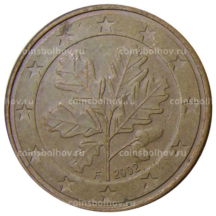Монета 5 евроцентов 2002 года F Германия