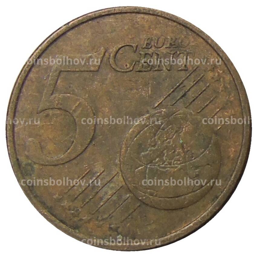 Монета 5 евроцентов 2002 года D Германия (вид 2)