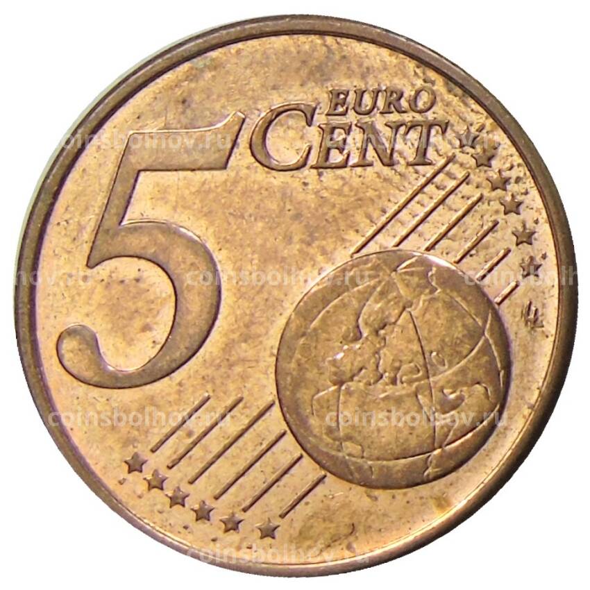 Монета 5 евроцентов 2011 года Кипр (вид 2)