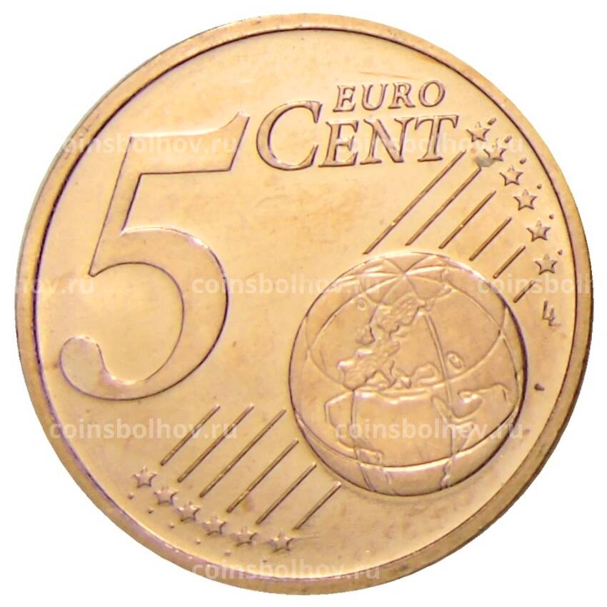 Монета 5 евроцентов 2014 года Латвия (вид 2)