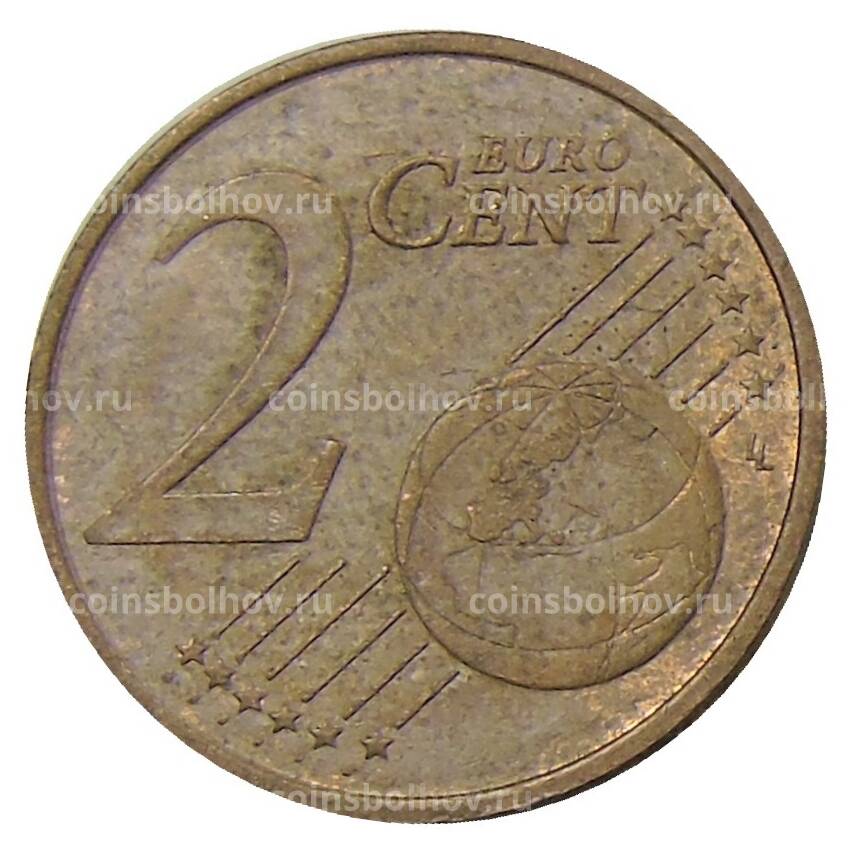 Монета 2 евроцента 2008 года Кипр (вид 2)