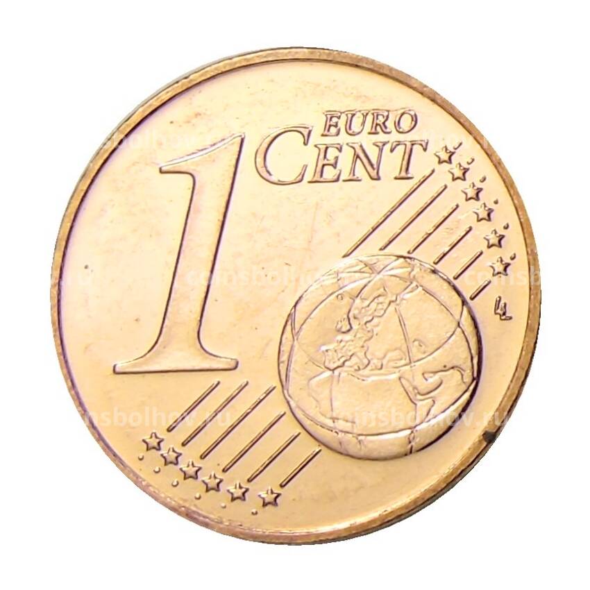 Монета 1 евроцент 2014 года Латвия (вид 2)
