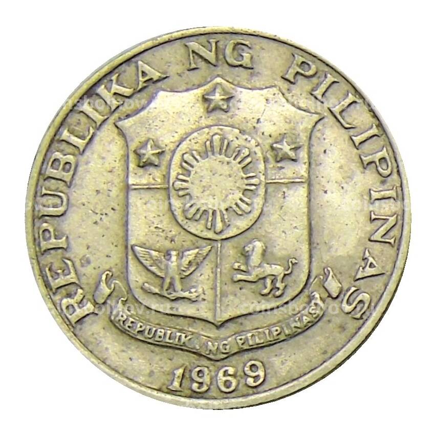 Монета 10 сентимо 1969 года Филиппины