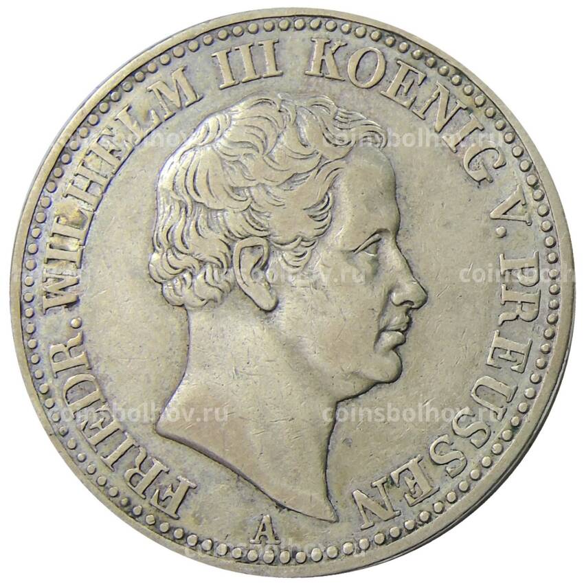 Монета 1 талер 1835 года Германские государства — Пруссия («Горный талер») (вид 2)