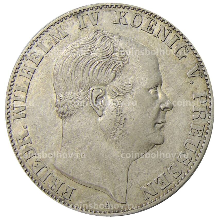 Монета 1 союзный талер 1860 года A Германские государства — Пруссия