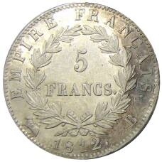 Монета 5 франков 1812 года B Франция (аверс)