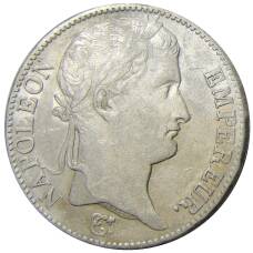 Монета 5 франков 1812 года B Франция (реверс)