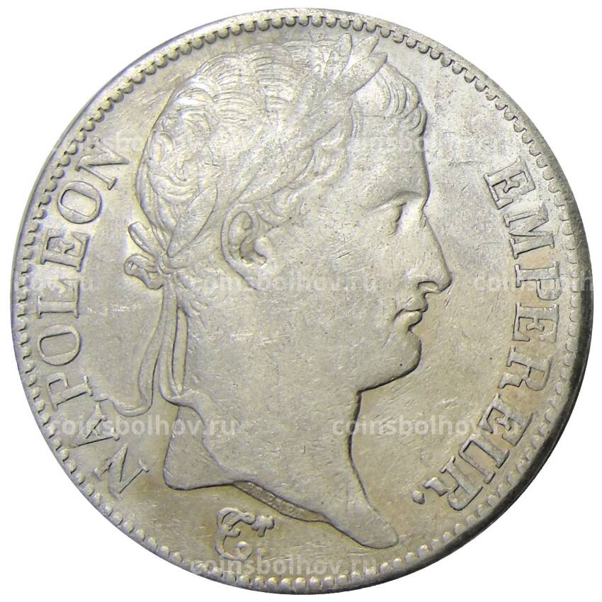 Монета 5 франков 1812 года B Франция (вид 2)