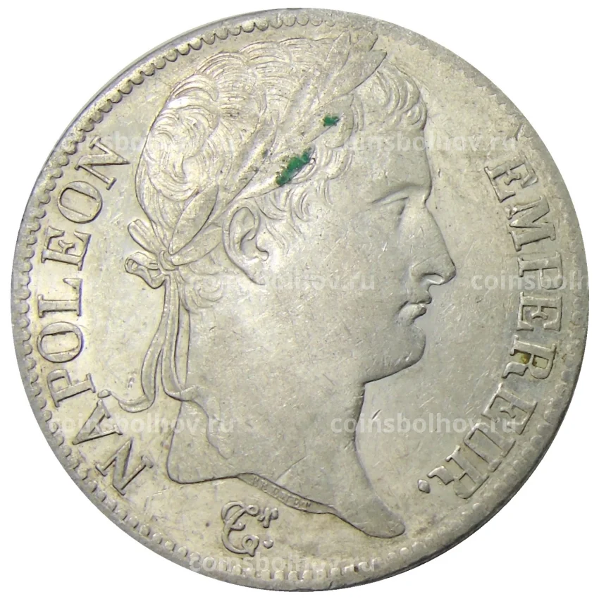 Монета 5 франков 1813 года A Франция (вид 2)