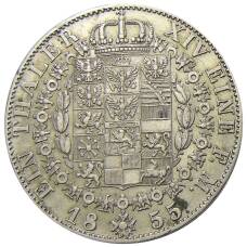 Монета 1 талер 1855 года A Германские государства — Пруссия (реверс)