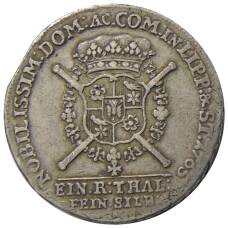 Монета 1 талер 1765 года Германские государства — Шаумбург-Липпе (реверс)